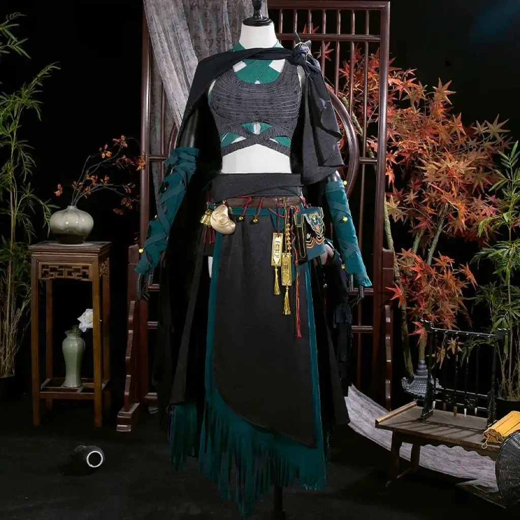 

Where Winds Meet Jiuliu Men Cosplay Costume, Ancient Chinese Wuxia Style Complete Outfit Set 2026