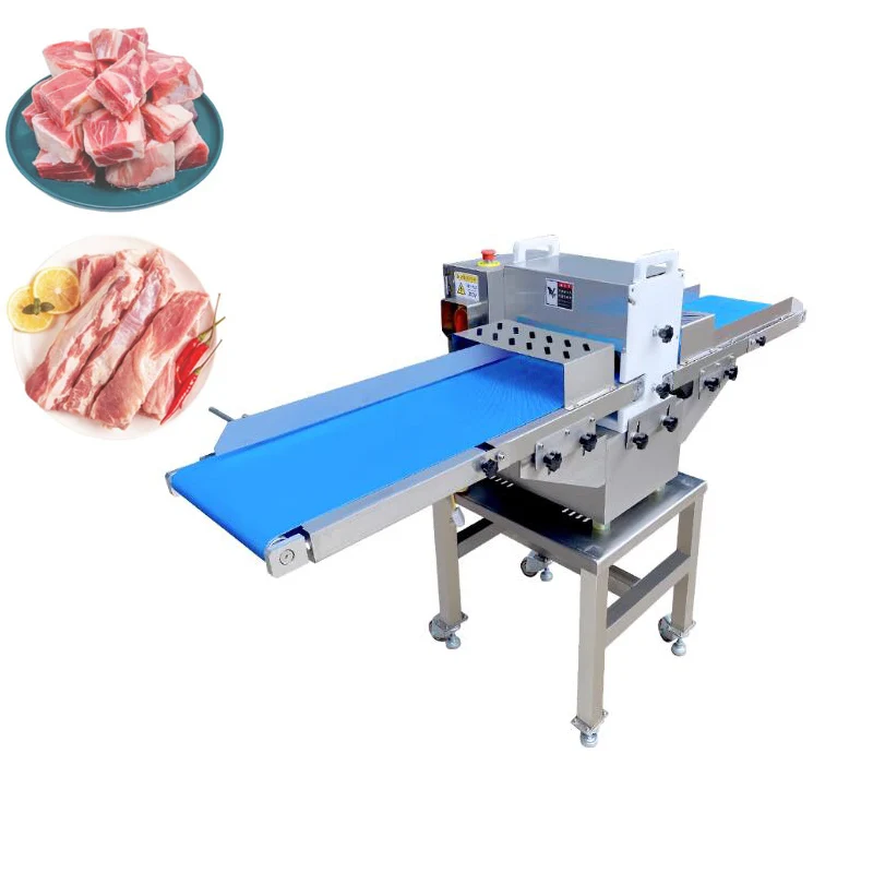 Chicken Cutting Machine Chicken Cube Cutter Automatic Meat Dicer Cube Cutting Machine Meat Dicer Frozen Meat Dicer Cube