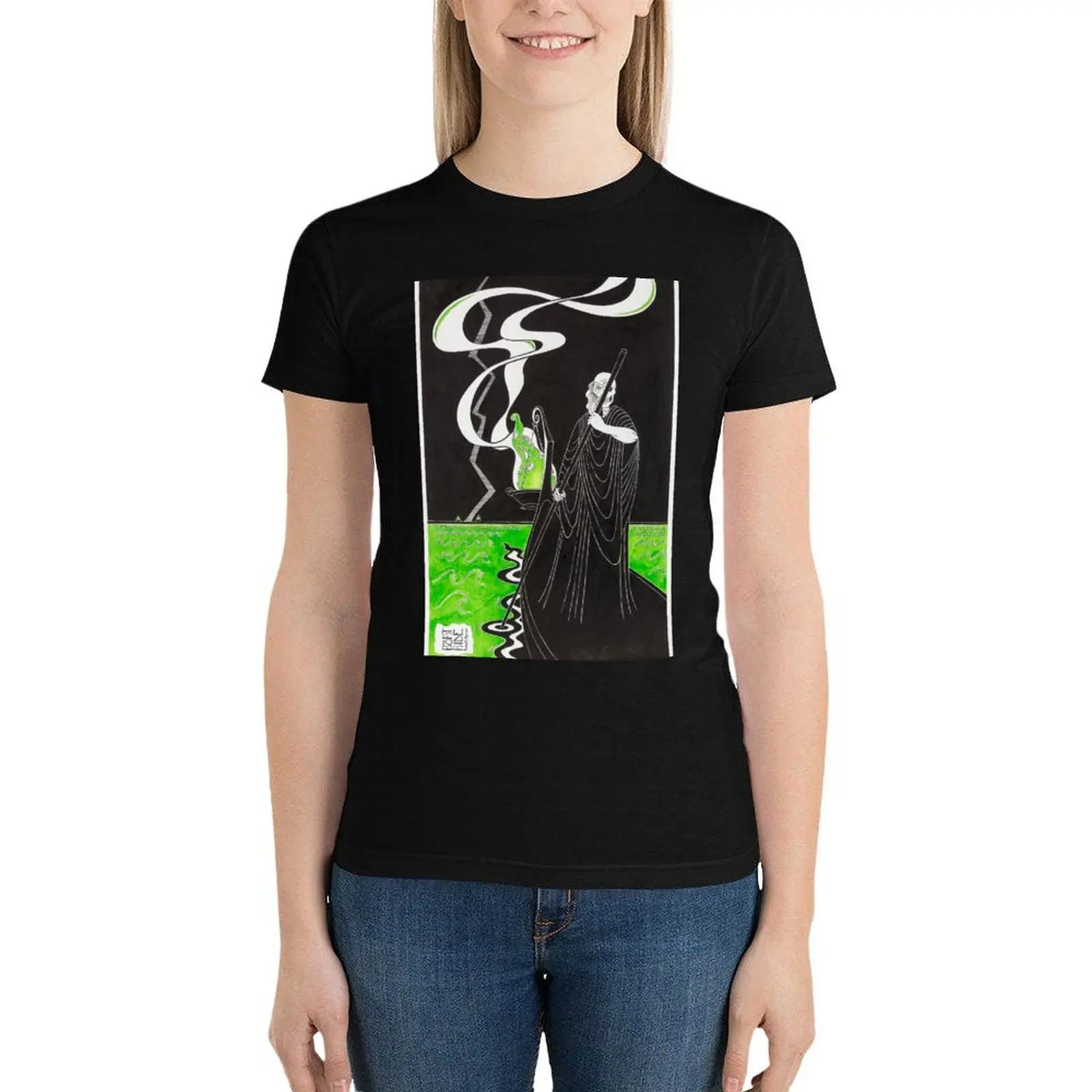 The Boat Ride T-Shirt tops anime clothes vintage clothes cotton t shirts Women