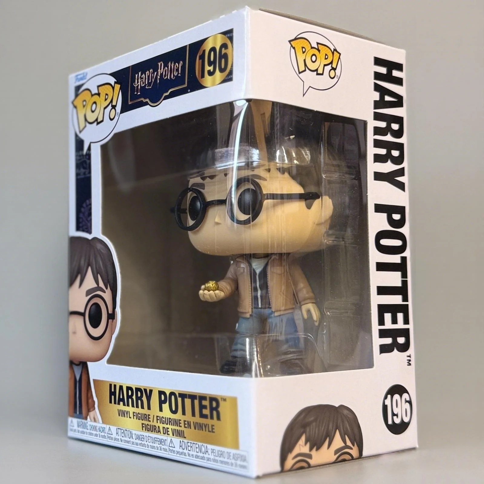 Harry Potter con la Piedra de Resurrección # Figura Funko Pop 196, Estatua Oficial Original de Harry Potter, Edición Limitada de Colección para Fanáticos