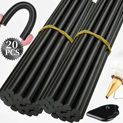 20/1pcs Car Hot Glue Stick Black Hot Melt Adhesive Glue Gun Silicone for Hot Gun 7mm /11mm for Kitchen Faucets Bathroom Items