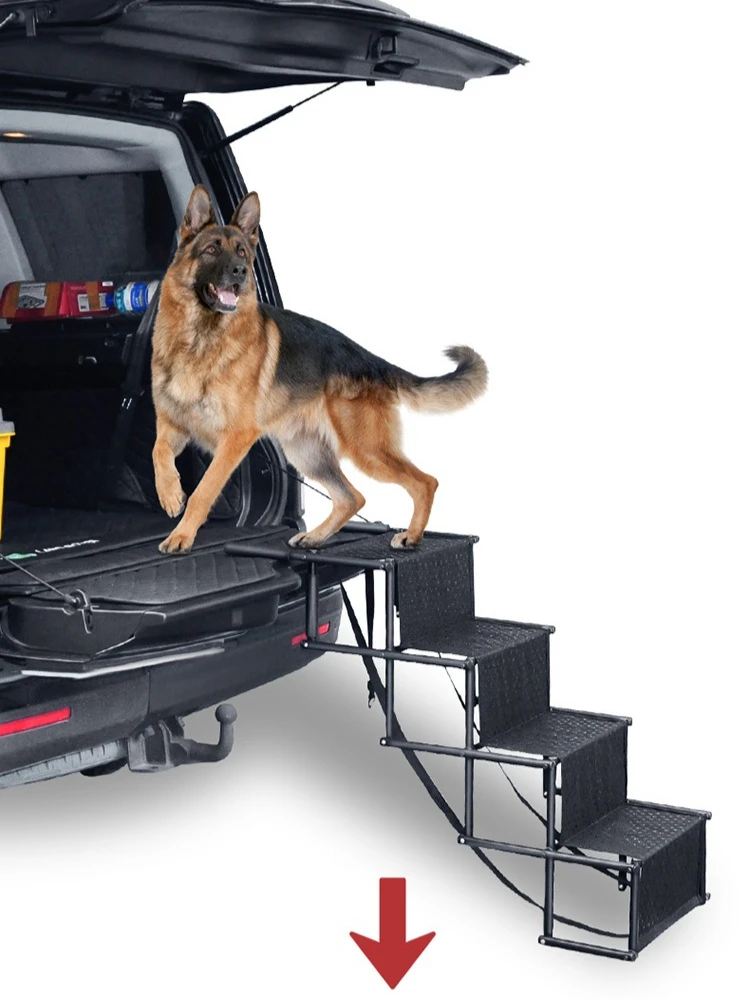 Удобная автомобильная лестница для собак на открытом воздухе, складная лестница для хранения автомобиля, ступеньки для собак, трансграничная лестница для домашних животных, дорожные принадлежности