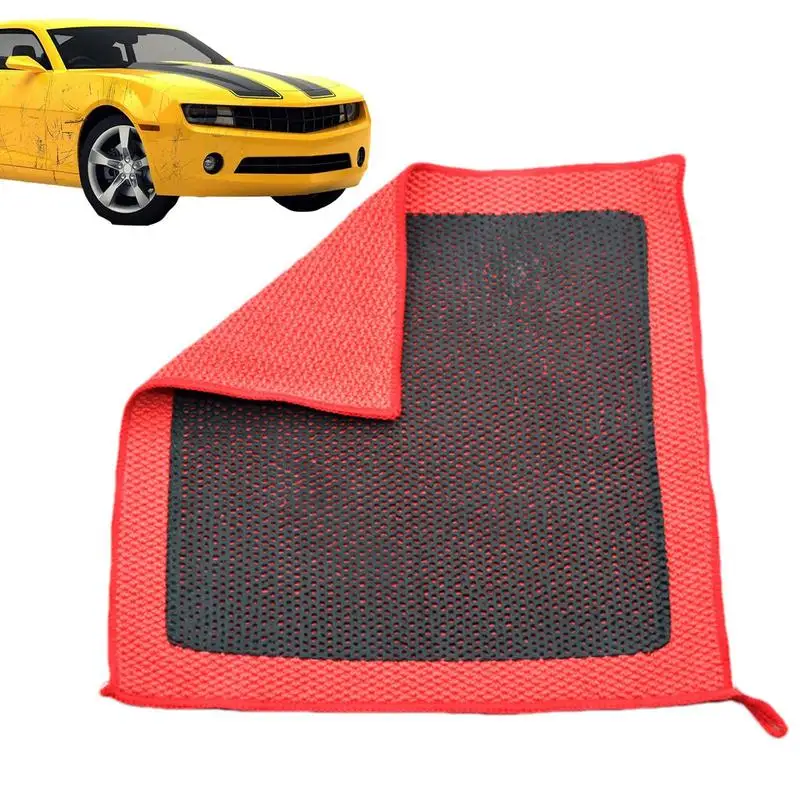 

Clay Rag For Car Detailing Scratch Free Decontamination Clay Bar Towel Auto Detailing Care Enhances Gloss Paint Safe Synthetic