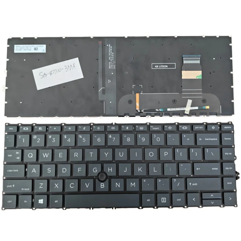 Teclado retroiluminado para HP EliteBook 840 G7 845 G7 840G8 845 G8 SPA Euro L87607-201 HPM19F7