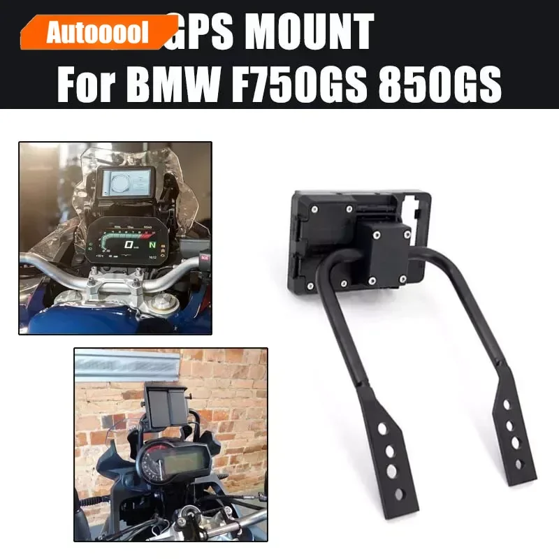 

New Motorcycle Accessories GPS Mount Phone Holder Windshield Navigation Holder For BMW F850GS Adventure F 850 GS F750GS 2018 -