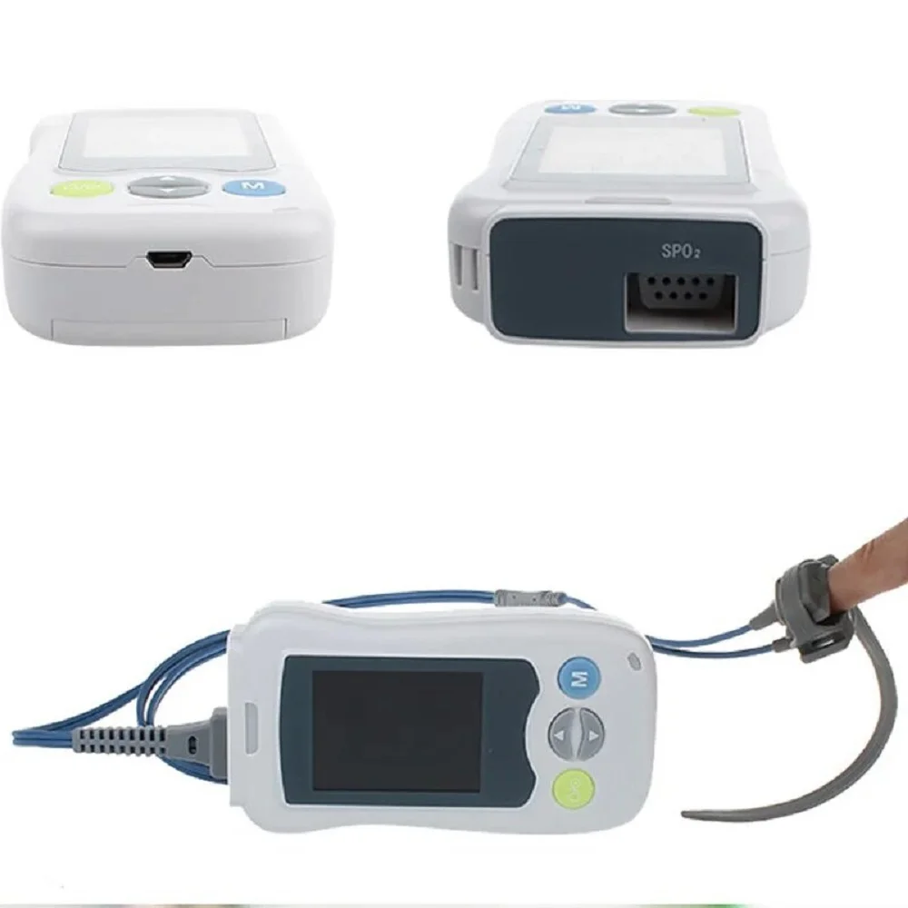 

Medical Fingertip Oximetro Handheld Pulse Oximeter Mini OLED with adult pediatric Probes