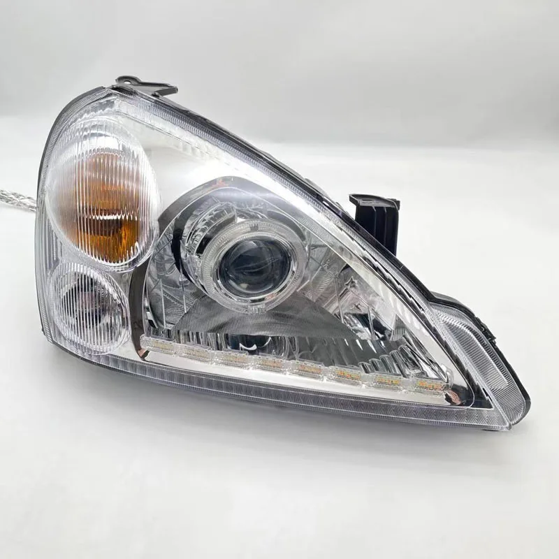 LED headlight assembly for Suzuki Liana angel eye bi-lens xenon hid lamp low high beam streamer turn signal