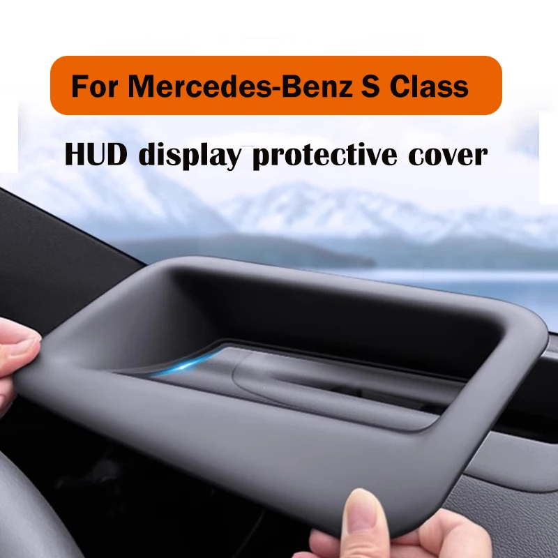 

Car HUD Protective Cover For Mercedes Benz S Class W223 W214 2023 2024 Head-Up Display Dust Cover Frame Windshield Accessorie