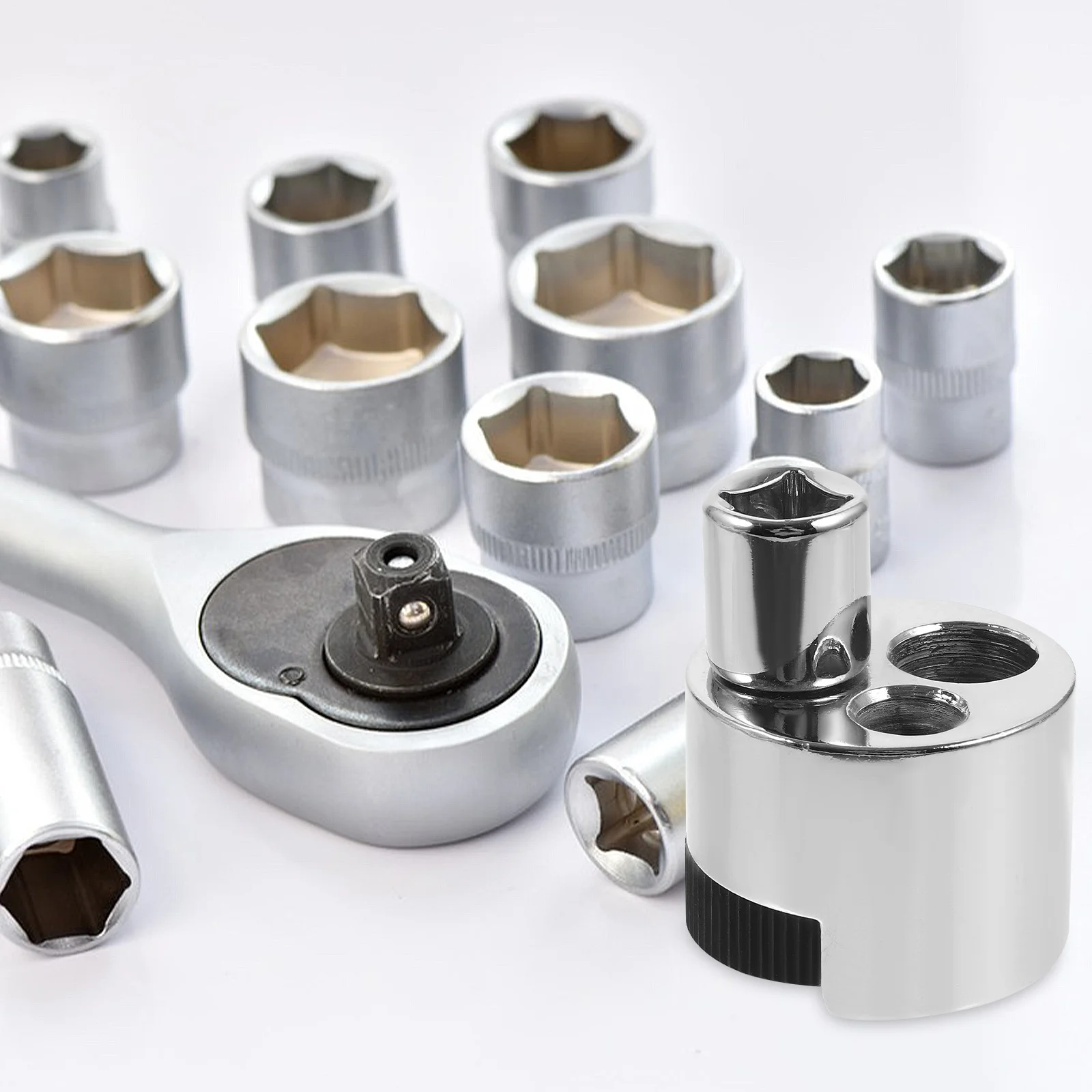 

Carbon Steel Drive Extractor Remover Ratchet Wrench Lever Tool Chrome Plated Bolt Remover Manual Use for Small Spaces