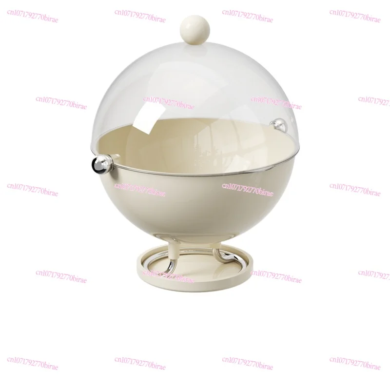 

Fruit Plate Living Room Coffee Table, Household Snack Placement Plate Fruit Basin High Value Dust-proof and Drain Fruit Basket