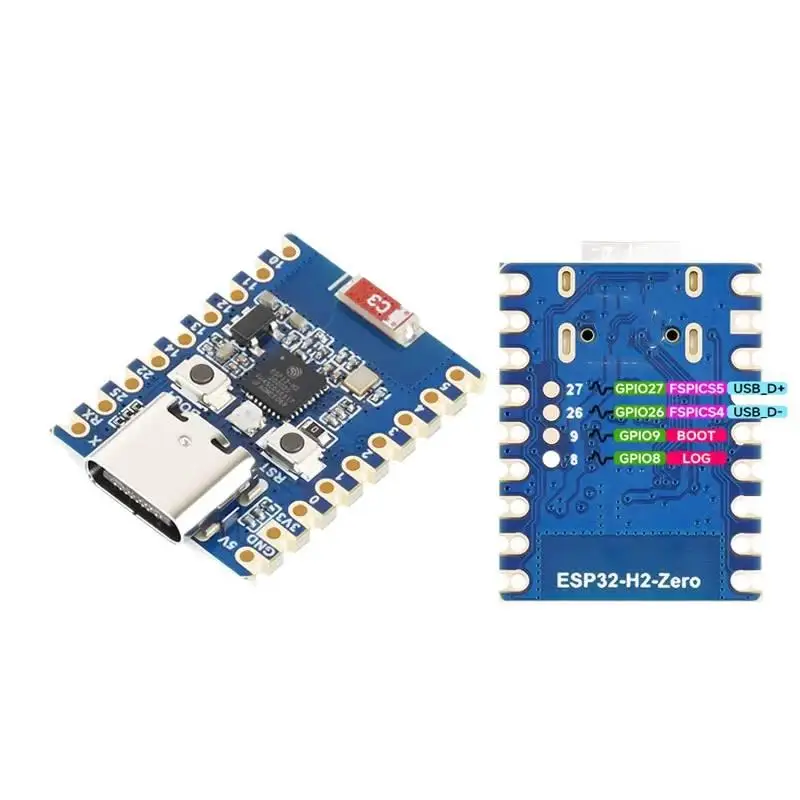 

ESP32-H2-Zero ESP32-H2 Mini Development Board With ESP32-H2FH4S RISC-V 32-bit MCU Built-in 4MB Flash USB Type-C