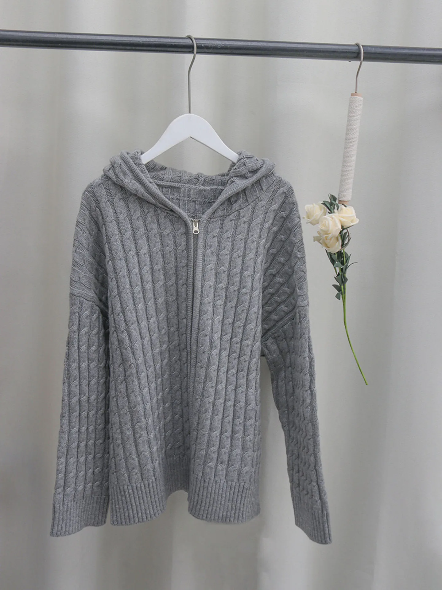 

Ruth 1070g Select 26 Woolen Knitted Open Cardigan And Knitted Pants Set High Waist Long Pants Thick Winter Casual Women Set