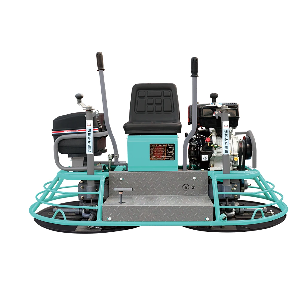 

Horizontal Type 800MM 30 Inch Double Pan Concrete Floor Ride on Power Trowel Machine