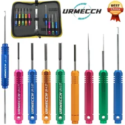 Kit de herramientas de extracción de terminales de coche, conector de cable, Extractor de Pin, liberación para enchufe de Terminal Deutsch, serie DT DTM DTP, 9 unidades