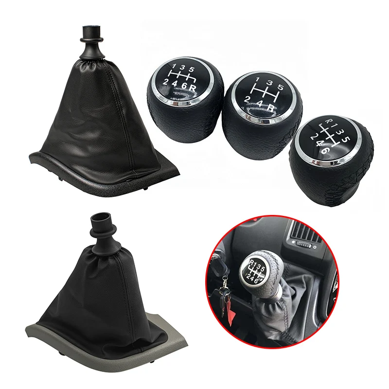 For Citroen Jumper Relay Peugeot Boxer Fiat Ducato 5/6 Speed Manual Gear Shift Knob Shifter Lever Knob Head Gaiter Boot Case