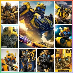 Transformers Bumblebee Diamond Painting Cross Stitch Kit 5D DIY Art Full Drill Mosaic Embroidery Home Decor New Offers Gift