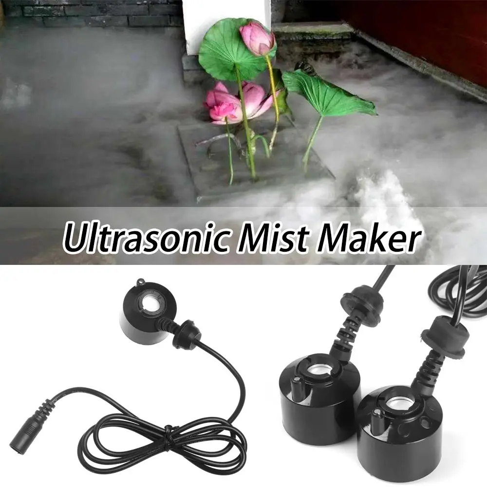 Garden Outdoor Ultrasonic Water Fountain Pond Fish Tank Atomizer Air Mist Maker Fogger Device Sprayer Tool Humidifier