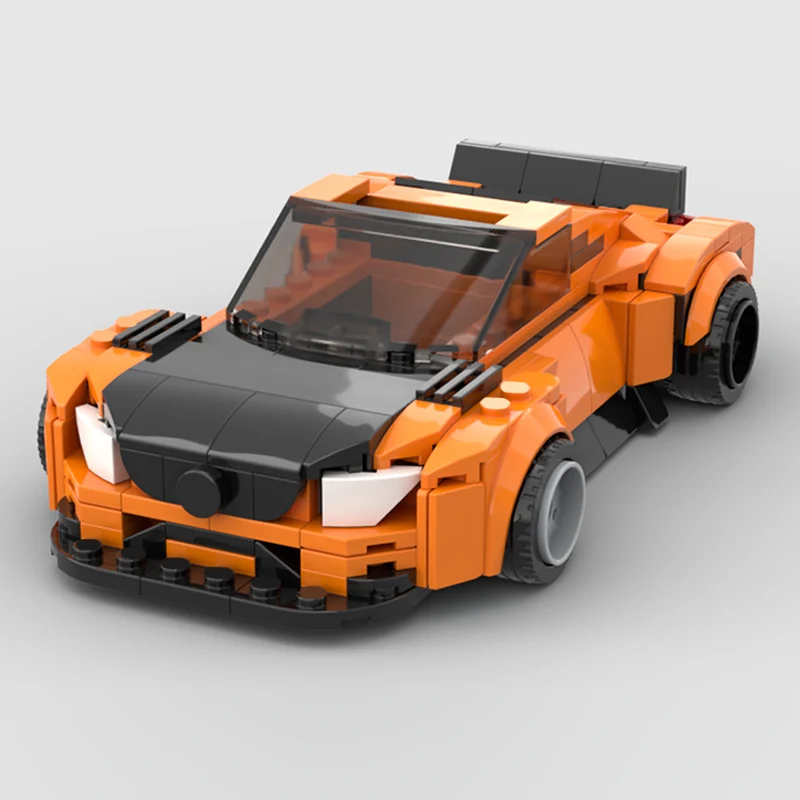 City Car Model MOC Building Bricks E63 High Performance Sedan Modular Technology Children Holiday Gifts Assemble Toys Suit