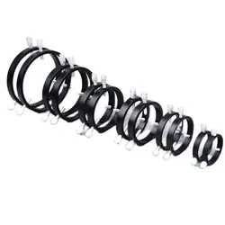 HERCULES 70mm 80mm 90mm 102mm 115mm 127mm 152mm 6-point Guide Scope Rings Pair Astronomical Telescope Accessories