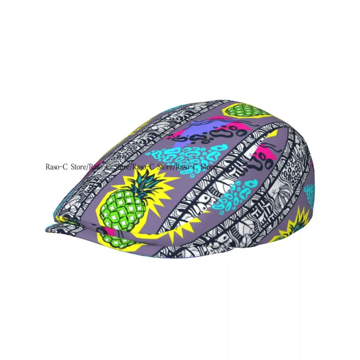 Adult Flat Cap Abstract Geometric Figures Unisex British Style Newsboy Cap Ivy Peaked Hat Casual Outdoor Driving Beret Hat