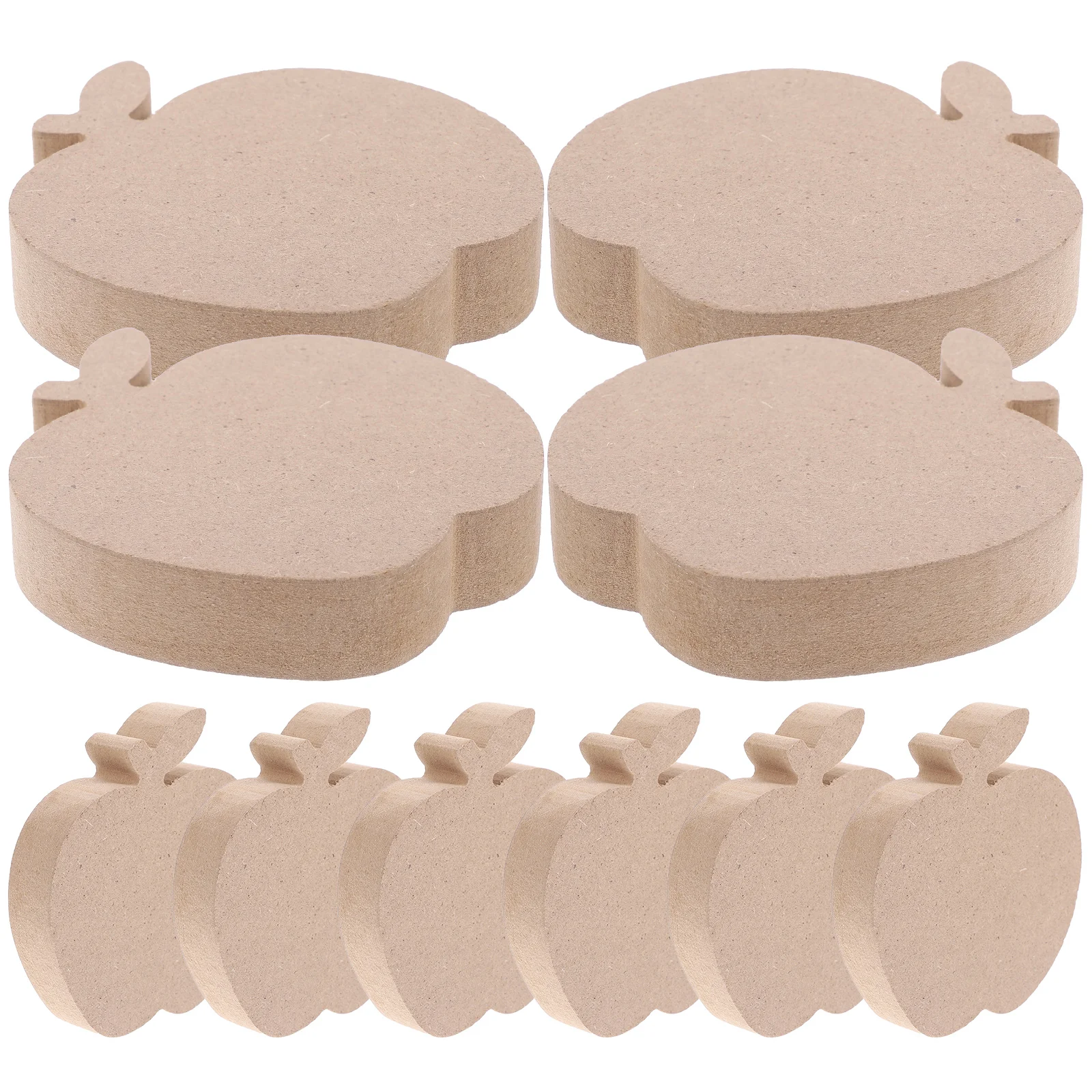 10 pezzi di decorazioni per la tavola di zucca, etichette in legno per mele, per artigianato fai da te, forniture di Halloween, cartelli St, decorazioni per l'home office