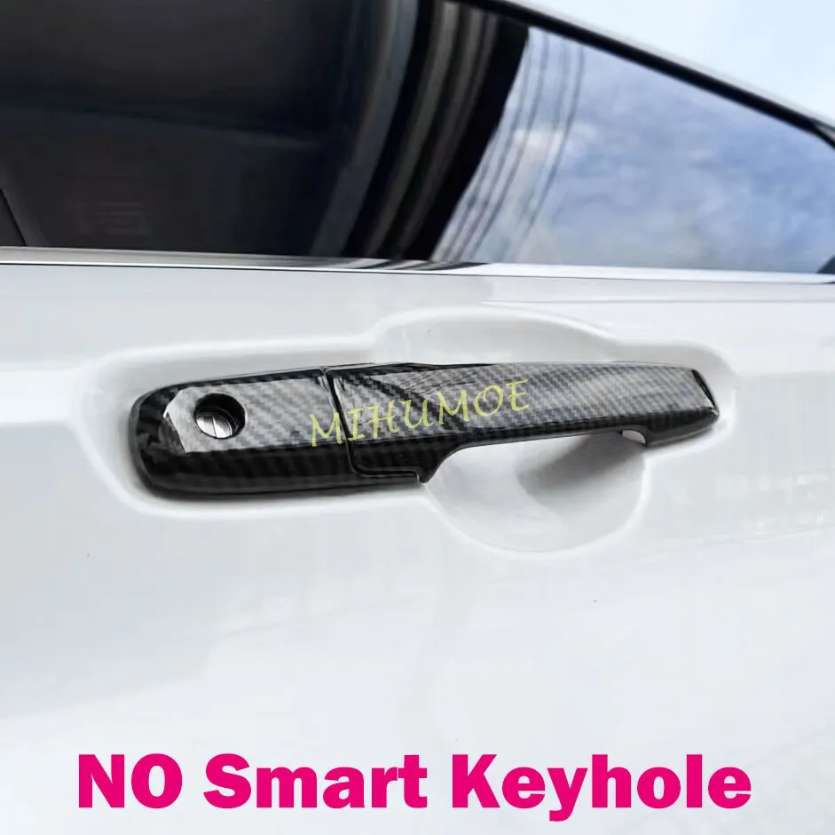 

For Toyota Avanza Veloz 2022 2023 2024 2025 Carbon Fiber Door Handle Cover Trims Accessories (NO Smart Keyhole)