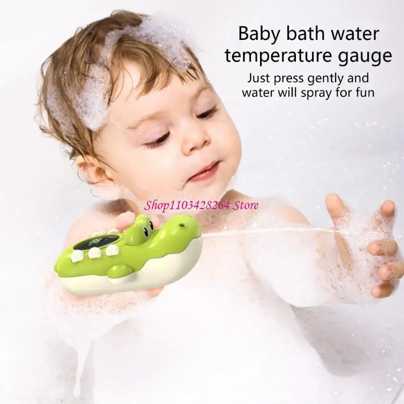 

Small Digital Bath Thermometers with 3 Color Alarms & Auto On Off Function Gift