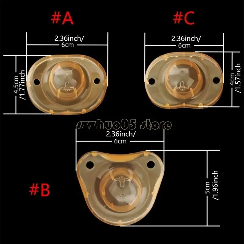 M3GE Leakproof Baby Soothing Pacifier Dust Cover Portable Storage Box for Pacifier