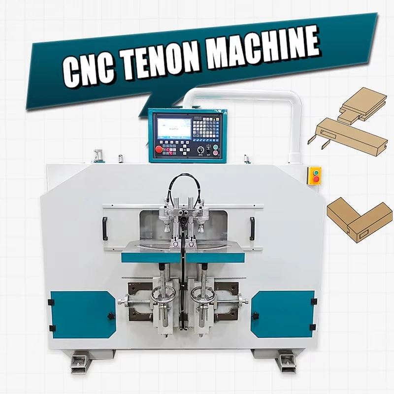 ZICAR Woodworking Double Side Tenoning Machine Automatic Tenoning Machine Wood Working Wood Automatic Tenon Making Machine