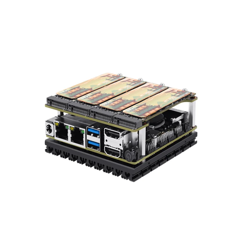 Макетная плата X86-P5 4 * M2 NVME, плата расширения 12-го поколения Intel N100 I3-N305 DDR5 4800 МГц 2X I226-V 2,5G, сетевая карта