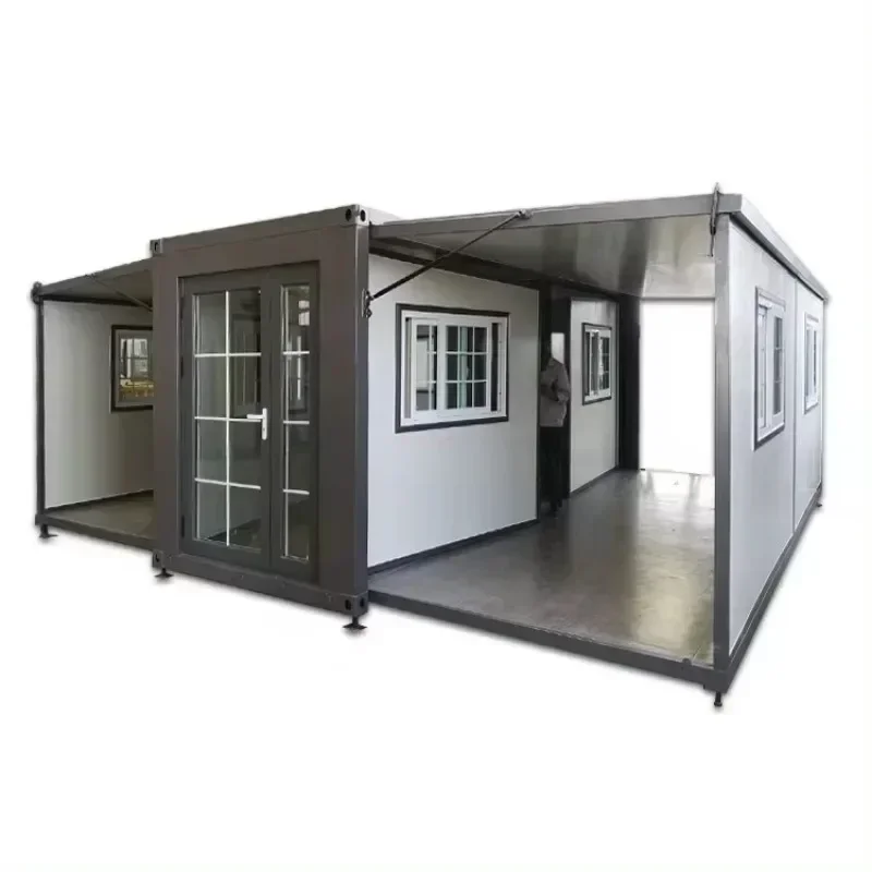 Australia Standard 3 in 1 20ft Foldable Folding Prefab Office Expandable Container Houses