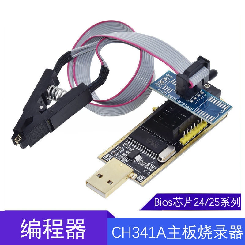 

Программатор материнской платы Ch341a, USB-флэш-память 24 25, Автономная горелка