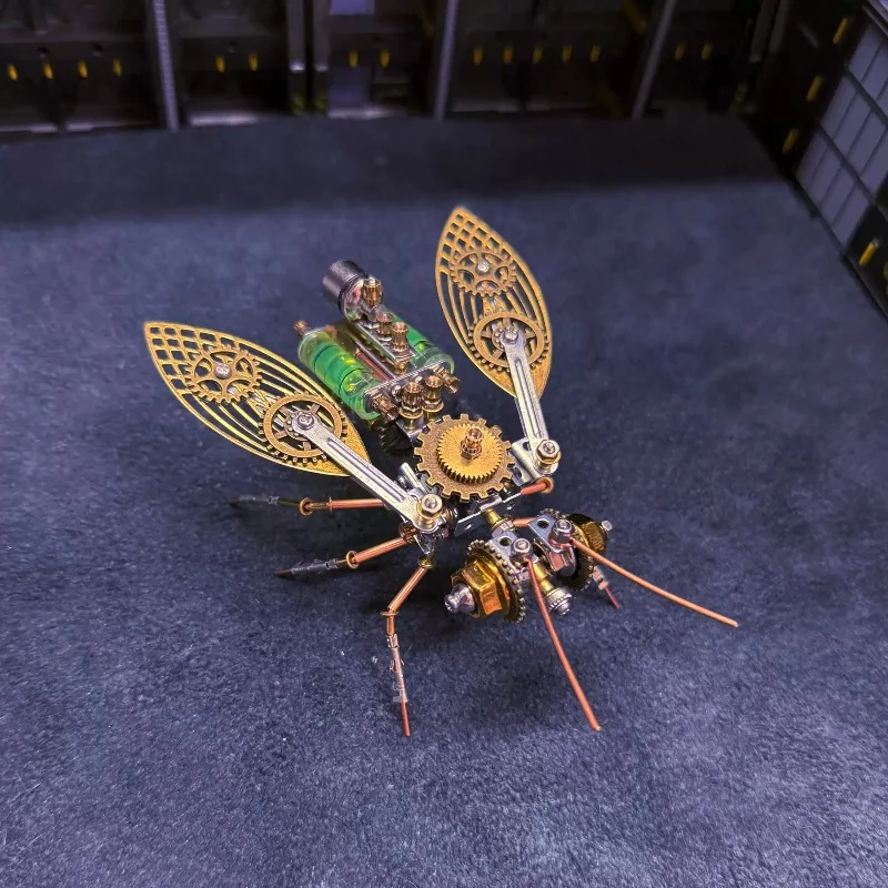 Everbright Store 2026 New Mechanical Insects Steam Bee High Difficulty 3d Three-dimensional DIY Metal Assembly Creative Model