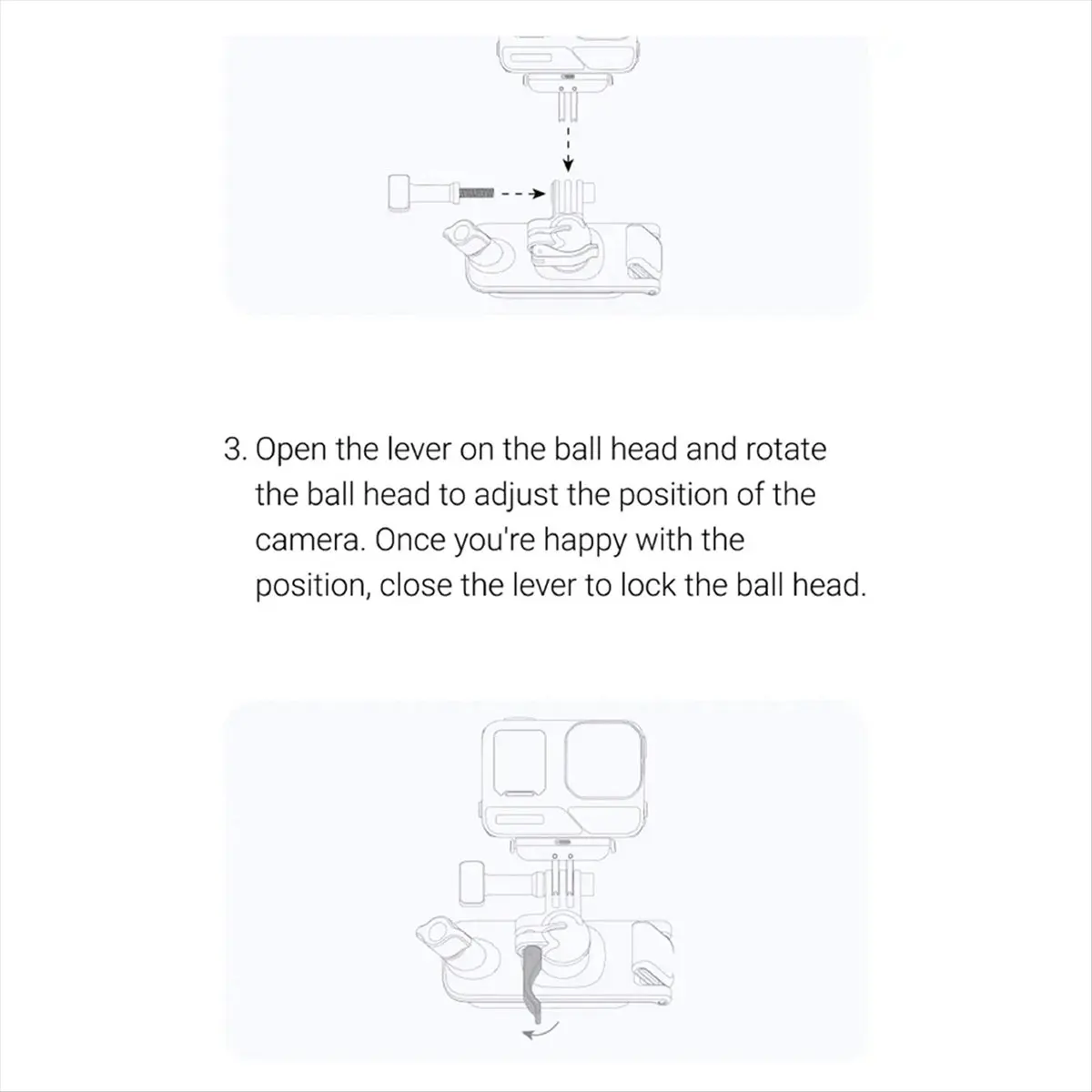 [T28C] For X4/ Pro 2/Go3S Backpack Clip for X4/X 3/ Pro 2/GO 3S /Go 3 Sports Camera Accessories