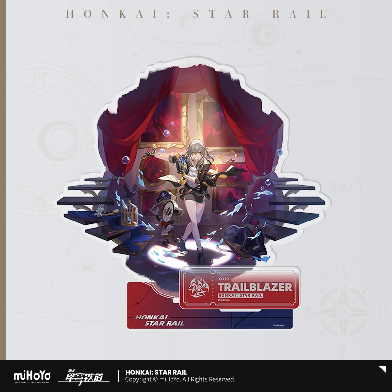 Honkai-Star Rail Acrylic Stand, Jogo de pré-venda, Produtos oficiais, Harmonia Caminhos, Robin Sparkle, Ruan Mei Hanya, Tingyun, Bronya Asta