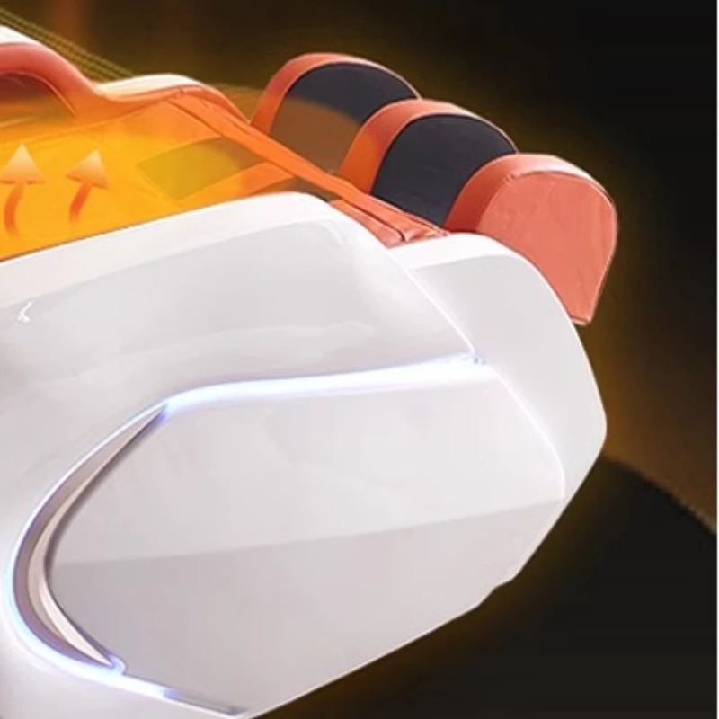 كرسي شامبو مصفف الشعر مريح لتدليك التجميل والبساطة كرسي شامبو منزلي من جلد البولي يوريثان شامبو وإضاءة MHXFY