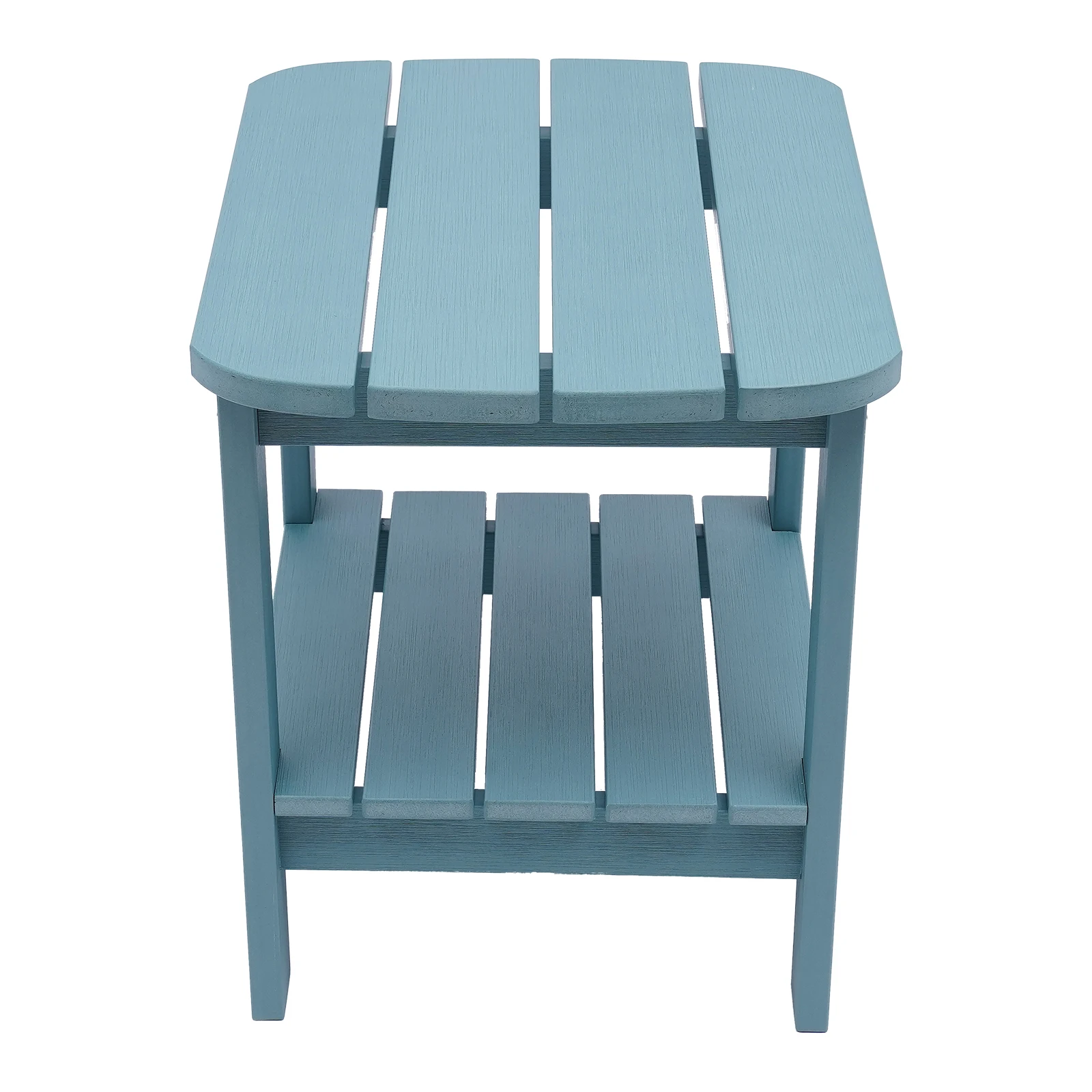 Rectangular Side Table, Weather Resistant PS End Table, Outdoor