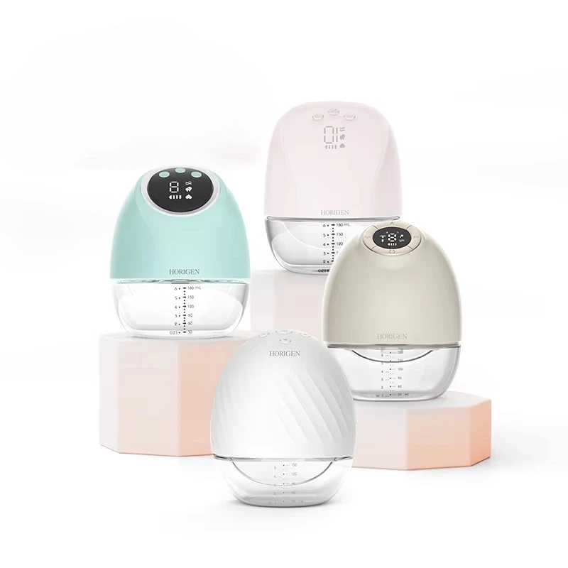 

Hands-free Electric 2 Pieces Wearable Breast Pump Rechargeable Noiseless Feeding Pump Machine Breast Sucking Pump