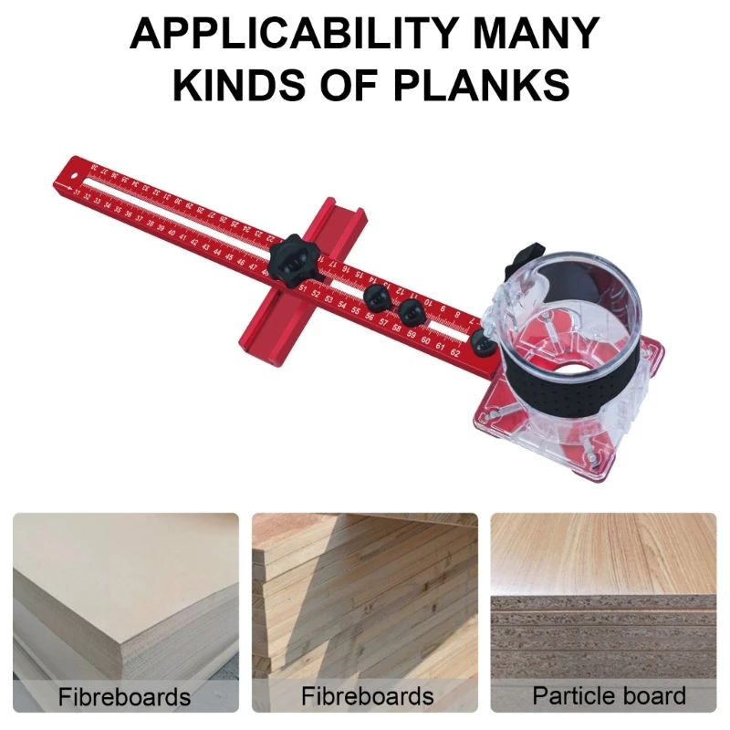 Woodworking Edges Trimmer Support Bracket With Adjustable Height Base Enhances Stability Efficiency for Efficiency