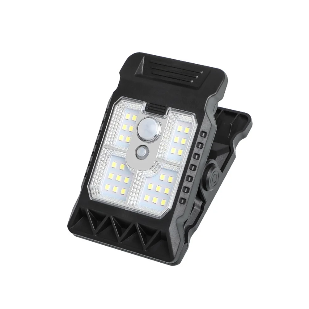 3 Mode Solar Clip Lights IP65 Waterproof Super Bright Motion Sensor Lights Energy Conservation Warm Light Garden Wall Light