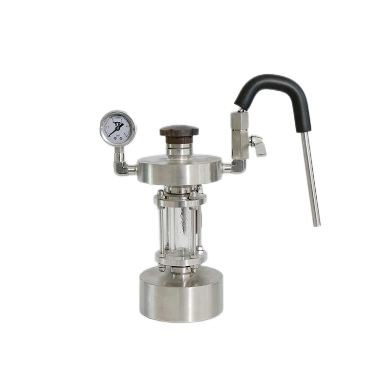 Hot selling high temperature resistance milk frother together with pneumatic coffee machine