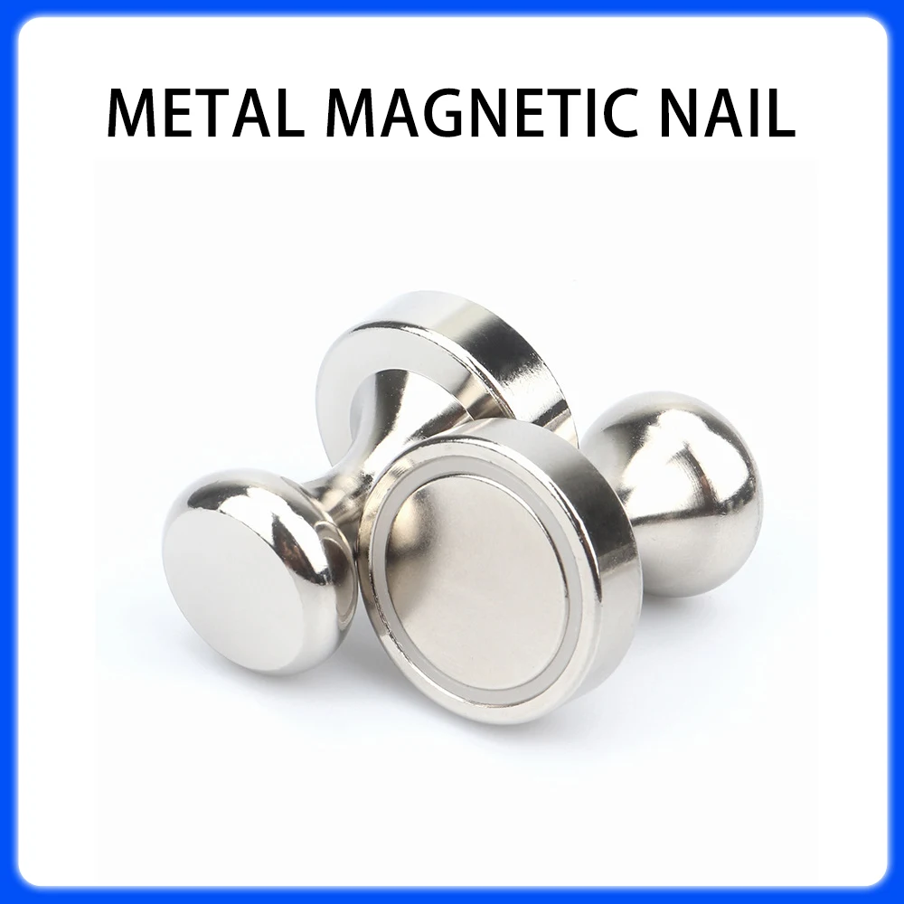 Pregos magnéticos de metal d16x20, unhas magnéticas fortes d11x13mm, pastas de geladeira, placa branca, escritório, ímã poderoso, percevejo d12 * 16