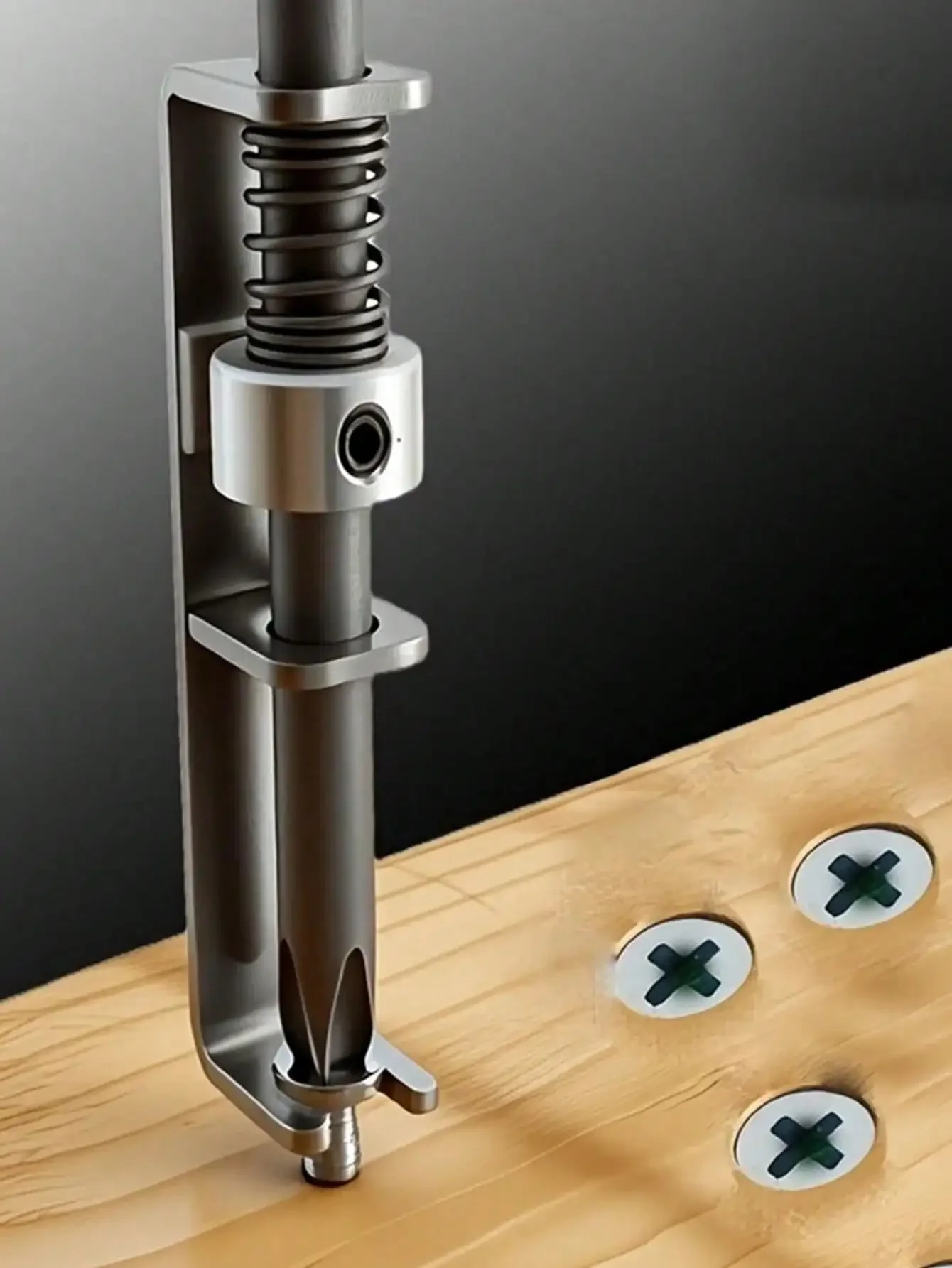

1pc Screwdriver Bit With Spring Clip Holder, Spring Clip Design To Prevent Dropping, Suitable For One-Handed Operation
