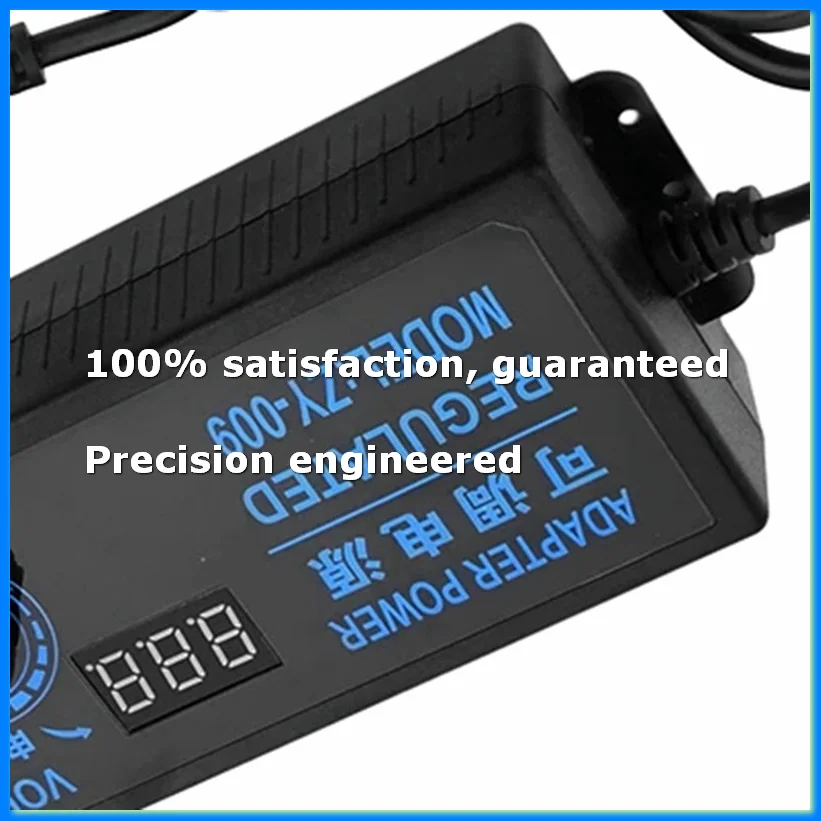 Adjustable Voltage Power Supply Adapter AC100-240V to DV3V-24V 5A Digital Display Dimming Power Supply EU Plug-A73M