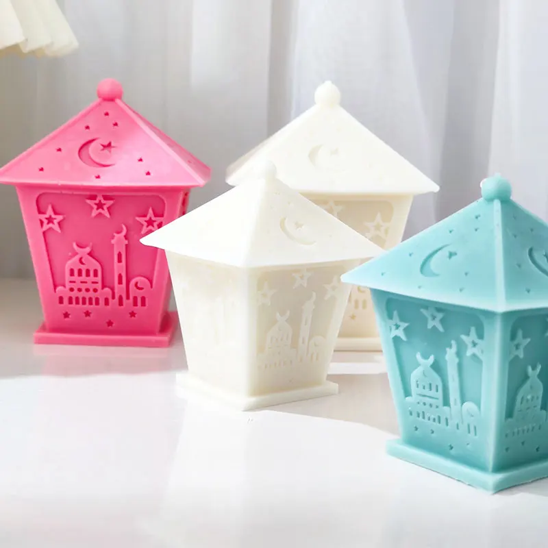 

Star moon element candle silicone mold, Arab architectural style candle, gypsum desktop decoration