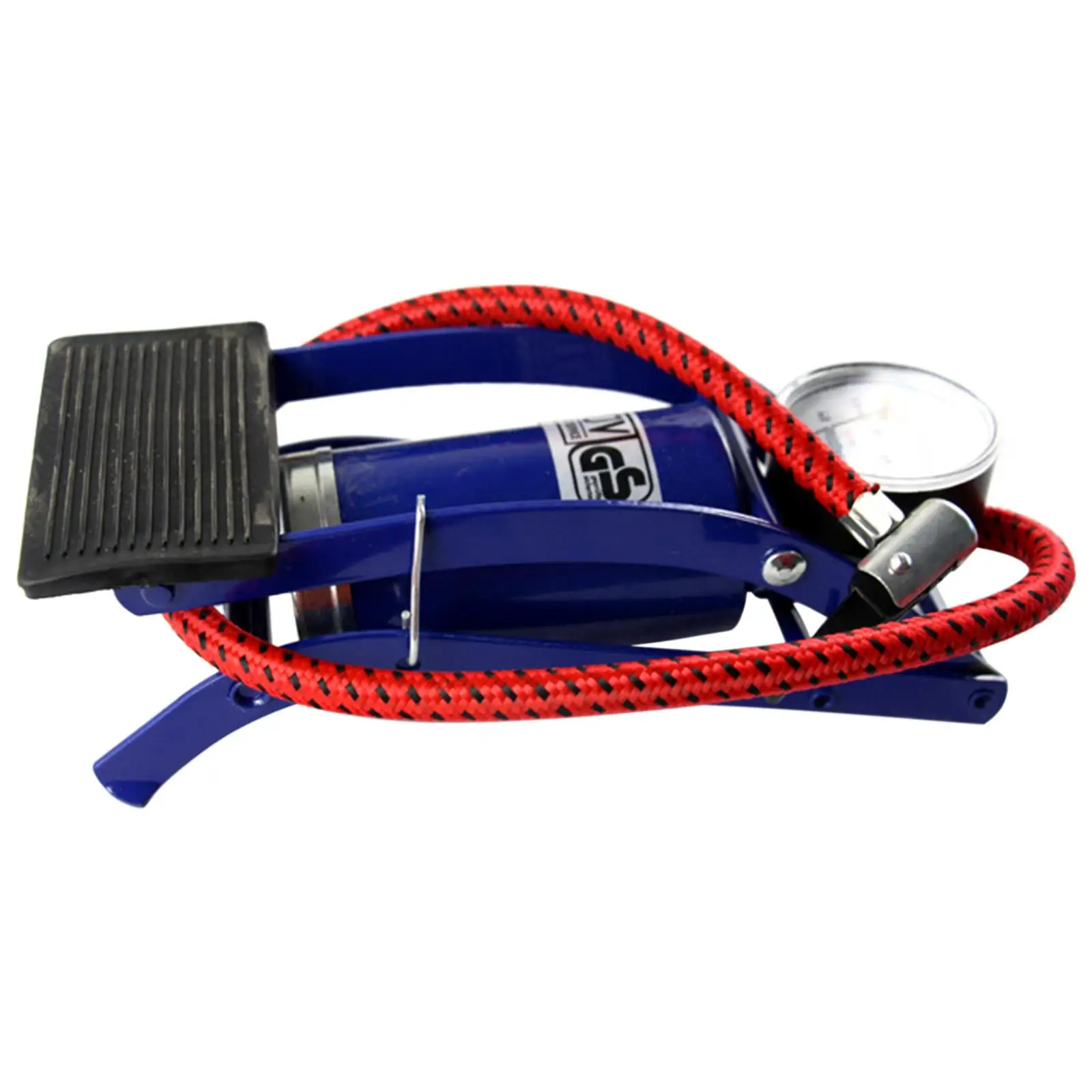 Portable Air Pump Inflator with Pressure High Pressure Bike Floor Foot Pump for