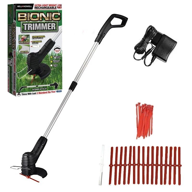 13000RPM Household Electrical Lawn Mower Wireless Portable Scalable Grass Trimmer Waterproof Adjustable Grass Mowing Garden Tool