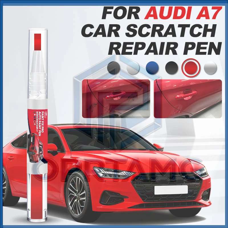 Car Tool Accessories Car Paint Repair Pen For 2010-2023 AUDI A7 Paint Scratch Repair Accessories White LY9L Black LY9B Gray L