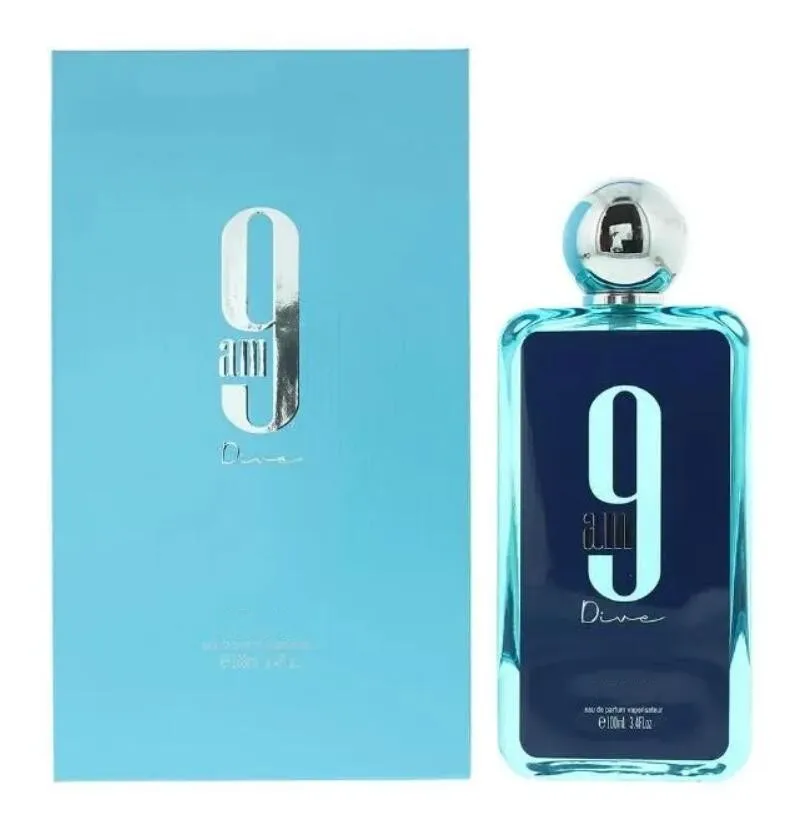 9pm 9am Dive Perfume 100ml Man Women Fragrance Eau De Parfum 3.4oz Long Lasting Smell Brand Neutral Unisex Morning Parfums