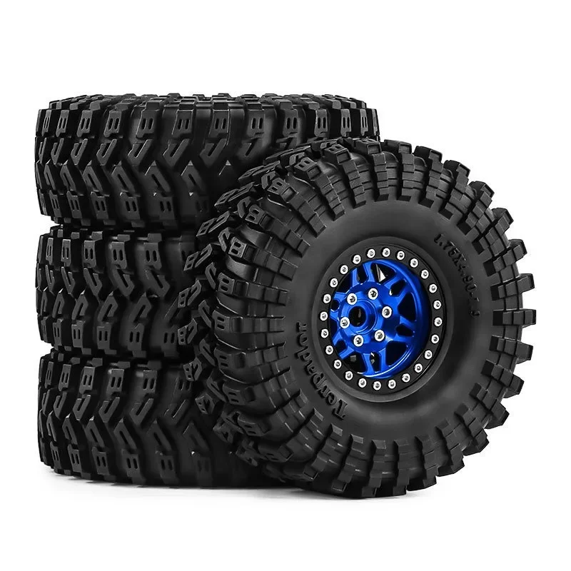 

Big Size 125mm 1.9 Beadlock Wheel Rim Tire Set for 1/10 RC Crawler Car Trxs TRX4 RC4WD D90 Axial SCX10 Pro Capra Redcat MST